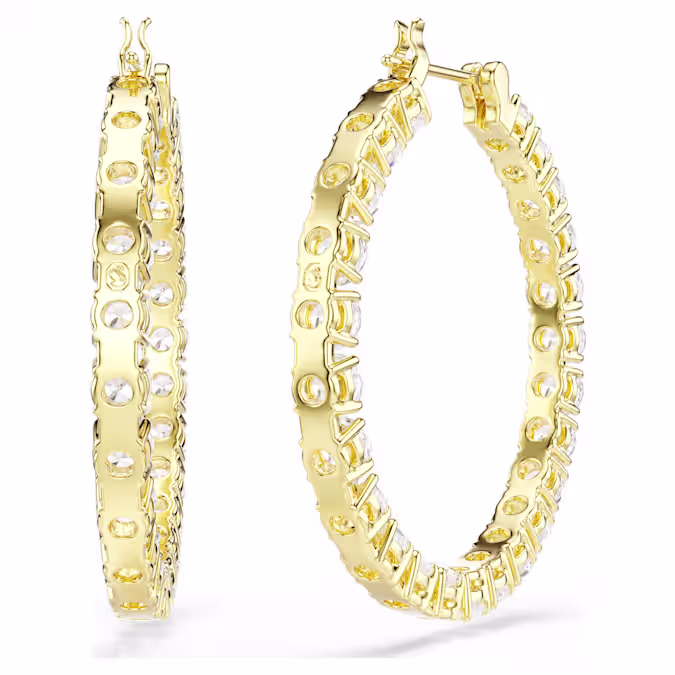 Matrix hoop earrings